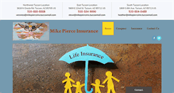 Desktop Screenshot of mikepierceinsurance.com