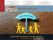 Tablet Screenshot of mikepierceinsurance.com